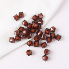 Faceted Acrylic Sago Beads 8-10mm Glossy Translucent 100pcs 6