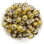 Gradient Resin Spacer Beads 13mm Matte Imitation Opal 40pcs 10