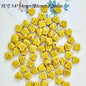 Tiny Butterfly Ceramic Beads 14mm Fambe Glaze Glossy 10pcs 12