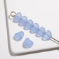 Matte Heart Acrylic Beads 12mm Pastel Vibrant Colors 100pcs 13