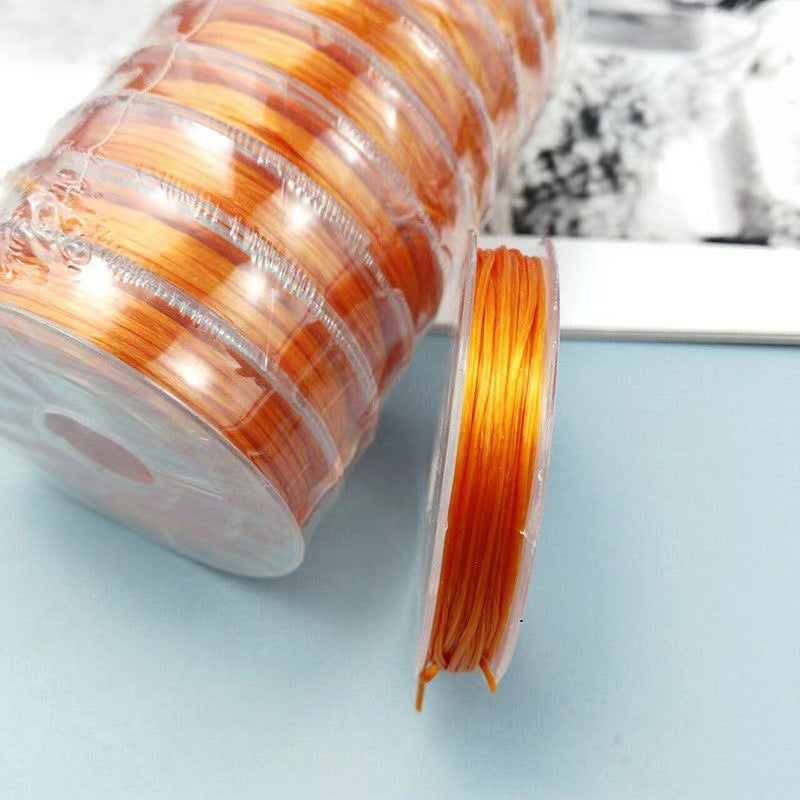 Elastic Spandex Thread 0.6mm Stretch Durable Multicolor 10pcs 10m Rolls 17