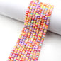 Flat Clay Beads 6mm Colorful Polymer Spacer Disc 10strands 48