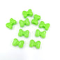 Painted Bow Acrylic Beads 15mm Macaron Cute Four-Hole 200pcs 9