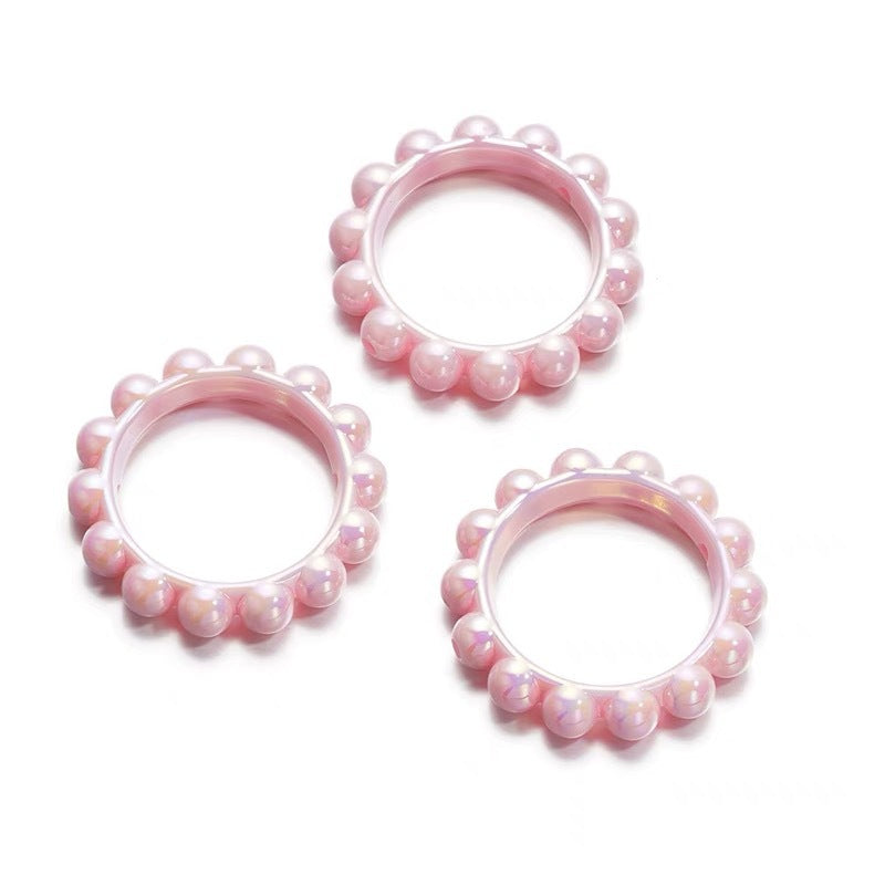 UV Scratch Resistant Balsam Pear Ring Bead Frame Acrylic 10pcs 13
