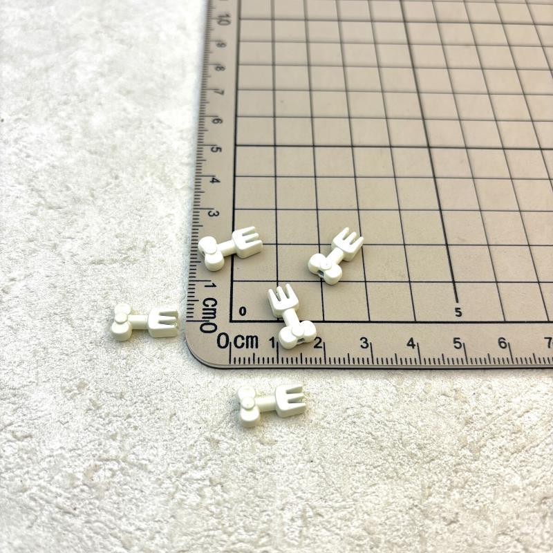 Fork Metal Beads 13mm Baking Painted Alloy 20pcs 2