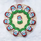 Silicone Focal Beads Pumpkin Ghost Bride Design 20pcs 3