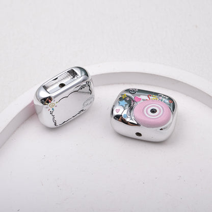 Polaroid Square Acrylic Beads 25mm Mini Camera Designs 10pcs 5
