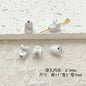 Chair and Jigsaw Metal Beads Painted Colorful Glossy 20pcs 14