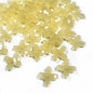 Czech Glass Beads Osmanthus 11.5mm Emerald Green Four-Petal 50pcs 4