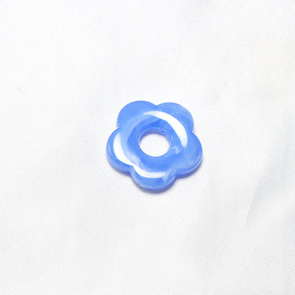 Acrylic Flower Spacer Beads 26mm Hollow Five Petal Large Hole 100pcs 3