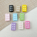 Baking Painted Cookies and Twisted Bow Metal Beads 15mm 21mm 20pcs 15