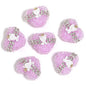 Crown Bear Heart Rhinestone Beads 17x21mm Colorful 5pcs 9
