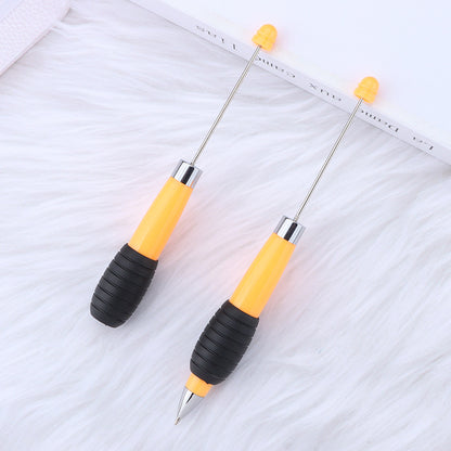 Beadable Telescopic Pen Colorful Ergonomic Rotary Ballpoint 1.0mm 8