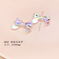 Transparent Bow Series Acrylic Beads AB Colored Plating 9