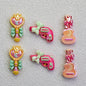 Plating Resin Beads Sailor Moon Series Glossy Magic Motif 20pcs 9