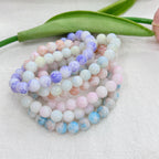 Czech Glass Beads Round 8mm Ink Painting Gradient Pastel 100pcs 2
