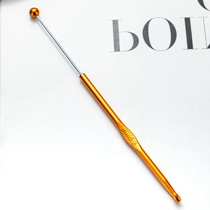 Beadable Crochet Hooks Metallic Slim Polished 3.0mm to 6.0mm 18