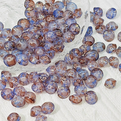 Glass Flying Saucer Spacer Beads 10mm Antique Finish 100pcs 4
