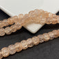 Crackle Flat Circular Glass Beads 6mm 8mm Pastel Mixed Colors 60pcs 9
