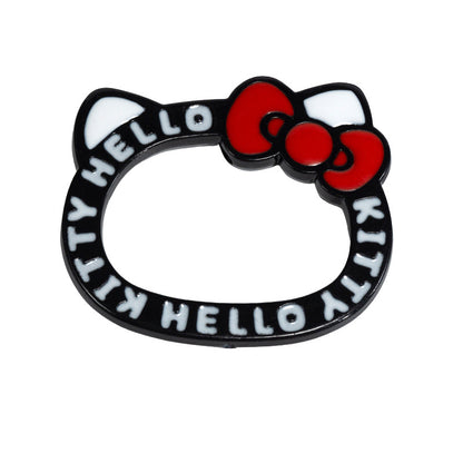 Painted Hello Kitty Acrylic Beads 72mm Colorful Bezel Frame 10pcs 9
