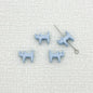 Cat Shaped Metal Beads 12mm Glossy Colorful Painted Alloy 20pcs 11