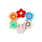 Flower Clay Beads 9mm Colorful Five-Petal Polymer 100pcs 5