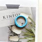 Alloy Trigger Spring Key Rings 25mm Colorful Baking Painted 50pcs 15