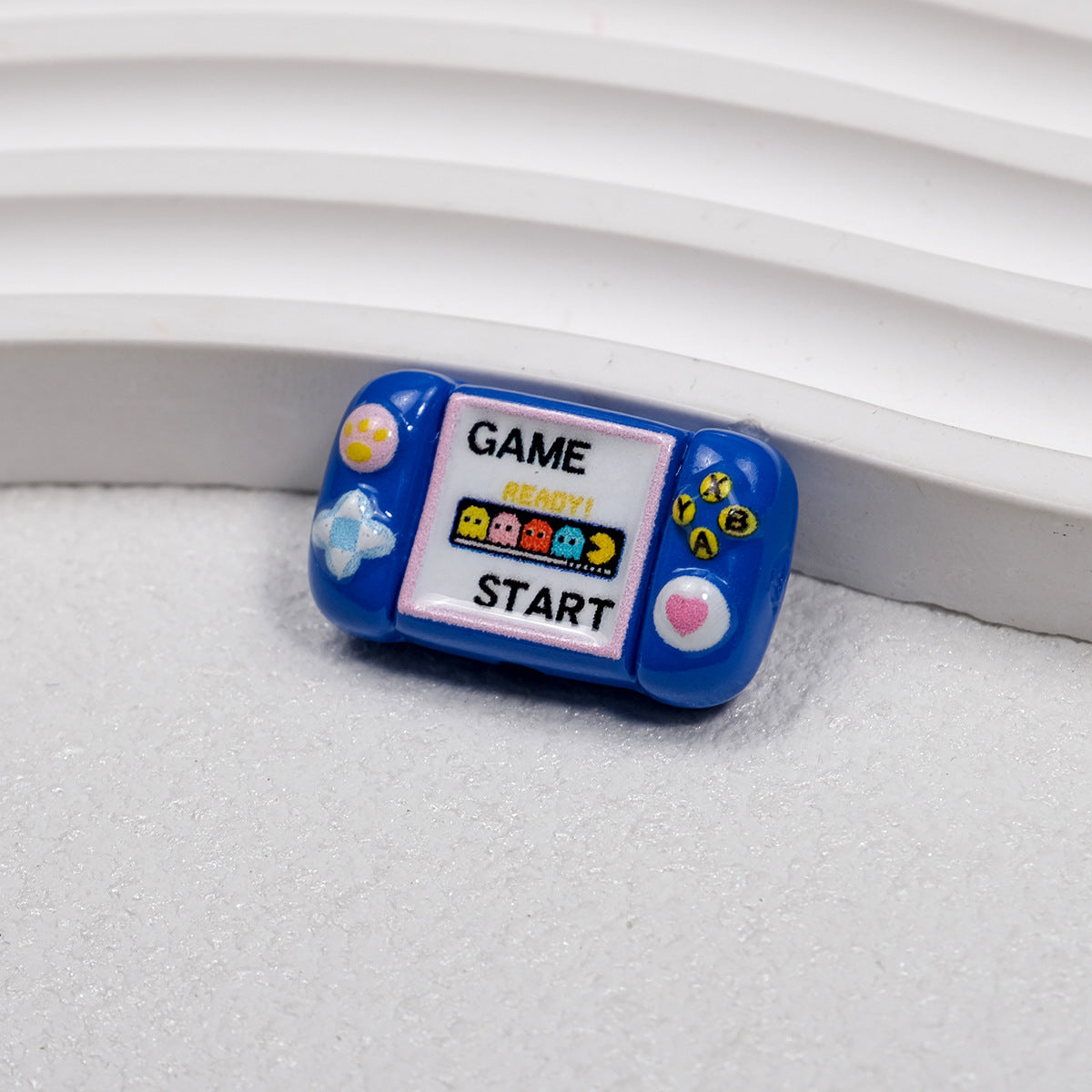 Printed Square Acrylic Beads 25mm Game Console Design 10pcs 16