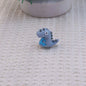 Silicone 3D Focal Beads Dinosaur Holding Puzzle Piece 20pcs 8