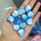 Gradient Heart Resin Beads 20mm Glossy Color Transition 20pcs 3