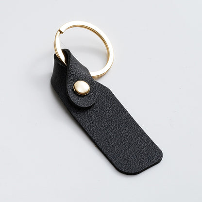 Alien Leather Keychain with Gold Rivet Accent Colorful 8