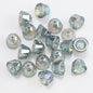 Bell Electroplated Glass Beads 8mm Sparkling Mixed Colors 50pcs 5