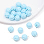 Opaque Pumpkin Acrylic Beads 12mm Colorful Round 40pcs 10