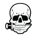 Silicone Focal Beads Halloween Knife Bones Skull with Knife 20pcs