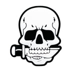 Silicone Focal Beads Halloween Knife Bones Skull with Knife 20pcs