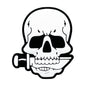 Silicone Focal Beads Halloween Knife Bones Skull with Knife 20pcs