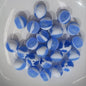 Glitter Cream 10 12 16mm Resin Beads Double Color Swirls 20pcs 4