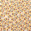 Flat Clay Beads 10mm Anime Character Bean Bun Man Polymer 100pcs