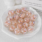 Twilight Rose Resin Beads 16mm Round Mixed Colors 20pcs 8