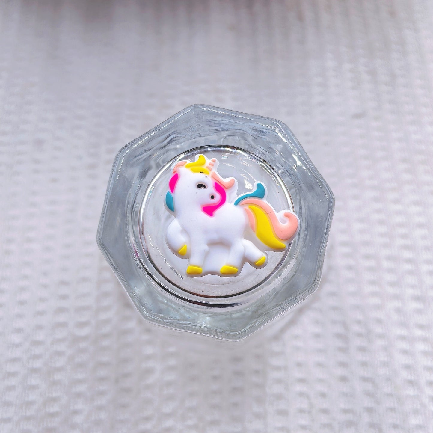 Silicone Focal Beads Unicorn Pastel Colors Bright Palette 20pcs 9