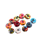 Resin Round Spacer Beads 14mm Colorful Printing 20pcs 4
