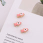Creative Ocean Little Fish Metal Beads 10mm Colorful Enamel 100pcs 7