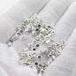Square Metal Beads 3/4mm Gold Silver Tone Zinc Alloy 1pc 4