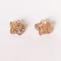 Lampwork Glass Beads Star 15mm Vintage Foil Filled 50pcs 7