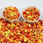 Thanksgiving Clay Beads Pumpkin Leaf Shapes Polymer 100pcs