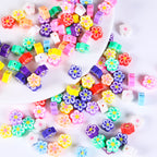Flat Clay Beads 10mm Color Fruit Cartoon Mixed Design 1000pcs 2