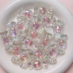 Transparent Candy Acrylic Beads 15x31mm Glossy Pastel 10pcs 4