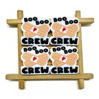 Silicone Focal Beads Band Aid Red Heart Boo Boo Crew Text 20pcs 2