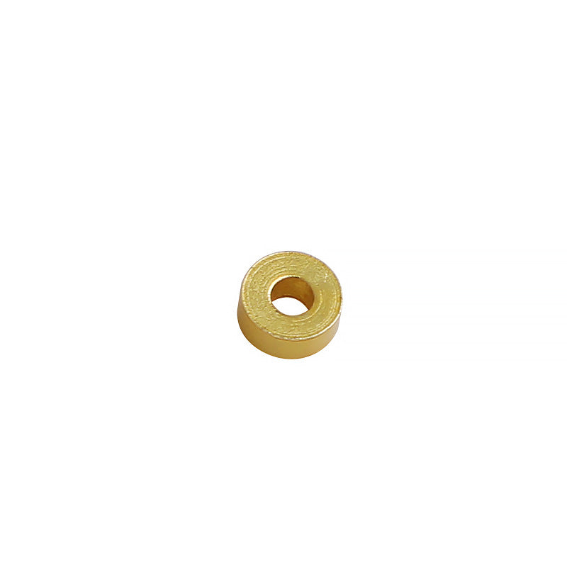 Brass Cylindrical Spacer Beads 4-8mm Matte Golden 50pcs 4