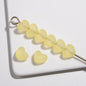 Matte Heart Acrylic Beads 12mm Pastel Vibrant Colors 100pcs 5
